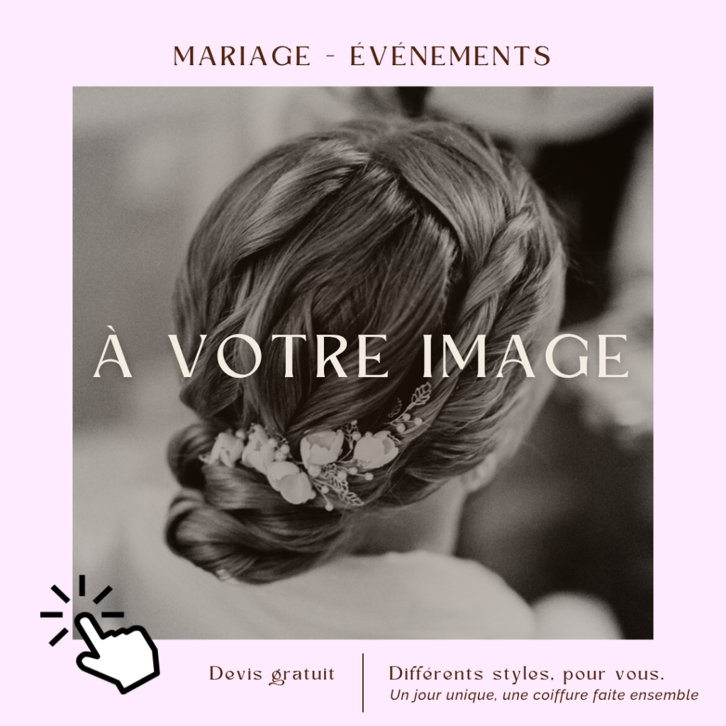 Coiffure de mariage, les herbiers - la rochelle